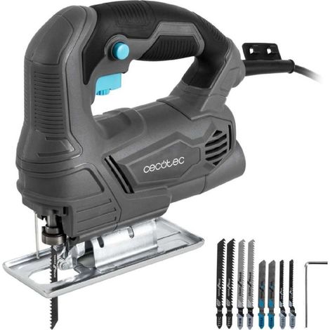 Cecotec Sierra de Calar MultiCut 4000, 400W, Cortes hasta 45º, Cable de 2m, Velocidad Regulable, Adaptador para Aspirador