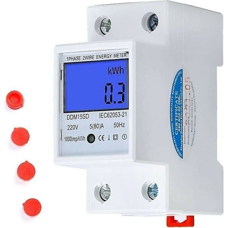 Compteur électrique triphasé avec écran LCD-Online Store (1/5)