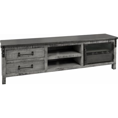 TV-Board Mango 190x40x60 grau lackiert HEAVY INDUSTRY 134