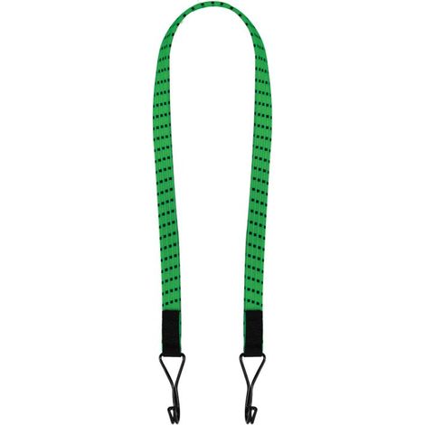 Élastique élastique OXFORD pour bagages, 16 mm x 800 mm, en polyester vert