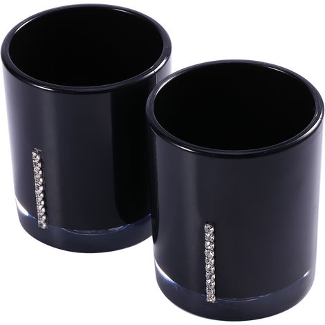 5-teiliges Set Acryl-Badezimmeraccessoires: Badewannenbecher, Flaschenhalter, Zahnbürstenhalter, Seifenschale (1/5)