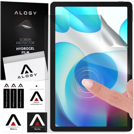 Protector de pantalla de hidrogel Alogy para tableta Realme Pad de 10,4” (modelo 2021) (1/4)