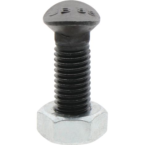 Bullone da aratro con testa ovale, universale, 20 pz., M10x35mm, classe 8.8, GRANITO