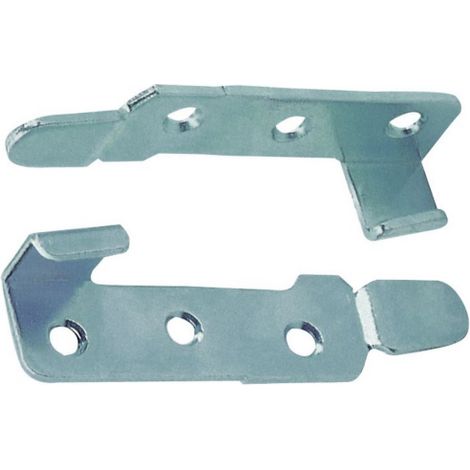 FERRI DA LETTO AD INCASTRO 152 ZINCATO 95MM 4 PZ