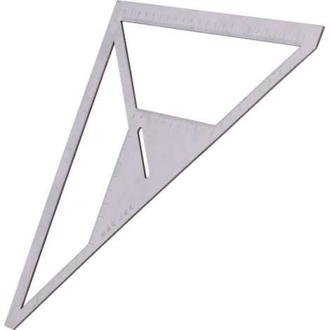 Règle multifonctionnelle pour siphon de sol, traçage de carrelage, mesure d'angle, gabarit triangulaire (1/5)