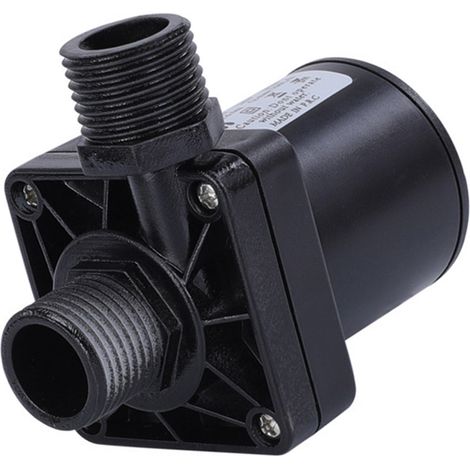 Ortviai Pompe à eau CC sans balais 12 V, 800 L/h, 20 W, 5 m, résistante à 70 °C, pour aquarium, fontaine, piscine, toilettes