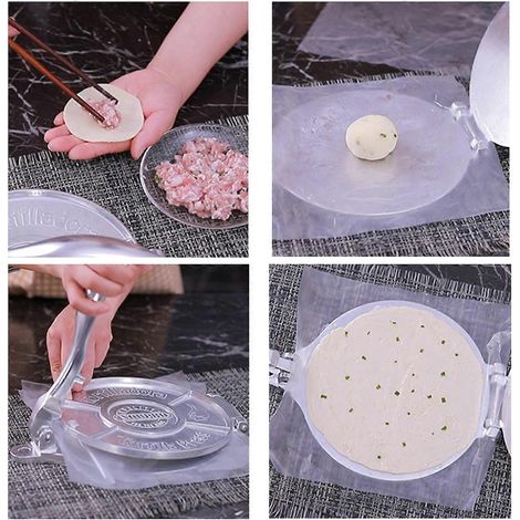 Presse à tortillas et tacos, presse à tortillas de farine de maïs pour la cuisine maison (1/4)