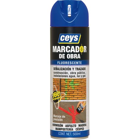 Marcador para Obra, Azul, 500 ml  Ceys 908006 (1/4)