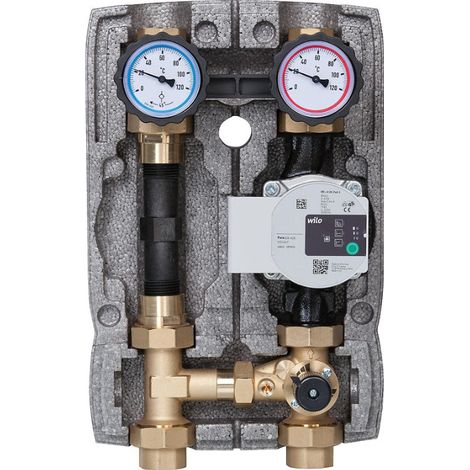 Kit circuit de chauffage Easyflow DN25- 1,melangeur 3-voies, compteur, Wilo Para 25/