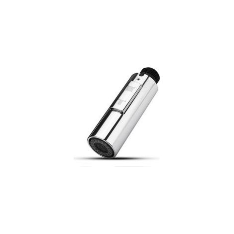 Embout Robinet Cuisine de Rechange DouchetteTête de Robinet Amovible Universelle G1/2 Acier Inoxydable SUS304（galvanoplastie）-