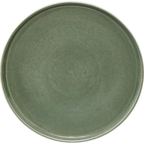 Lot de 6 Assiettes Plates "Terre Inconnue" 27cm Kaki