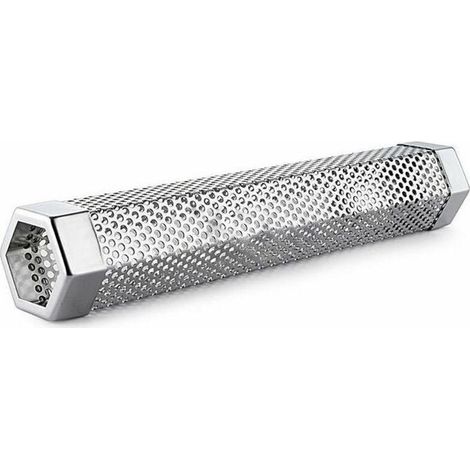 Acier inoxydable particule fumeur tuyau réseau tuyau cuisine extérieure cuisson barbecue outil accessoires rond générateur de fumée fumeur (1/2)