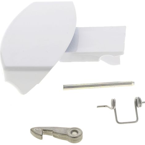 Maniglia bianca c00259035 per lavatrice hotpoint