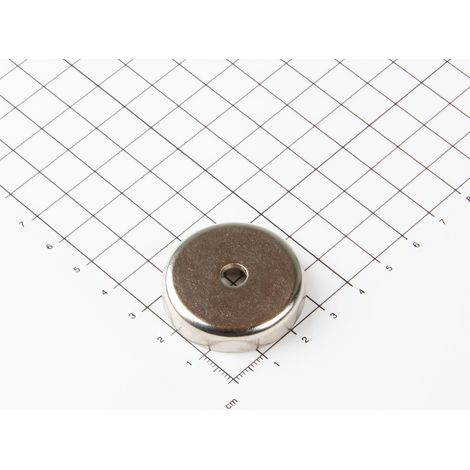 Magna-C Neodym Flachgreifer Ø36x8mm mit zylindrischer Senkung (1/4)