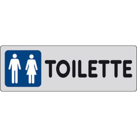 ETICHETTA ADESIVA 150X50 TOILETTE (M F) Q.TA 10