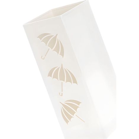 Pequeño soporte protector plateado con agujeros