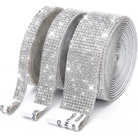 Strassklebeband – 3 Rollen – Funkelnde Strasssteine (1/5)