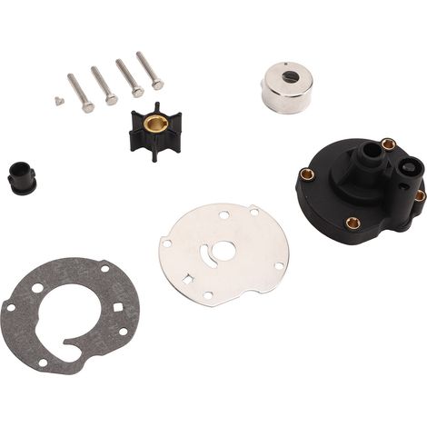 Kit de turbine de pompe à eau 763758 de remplacement pour moteur hors-bord Evinrude 5,5 CV, 6 CV et 7,5 CV (1/5)