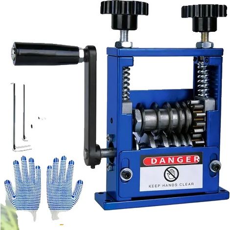 Máquina pelacables, funcionamiento manual y eléctrico, pelado de cables eficiente, azul oscuro (1/2)