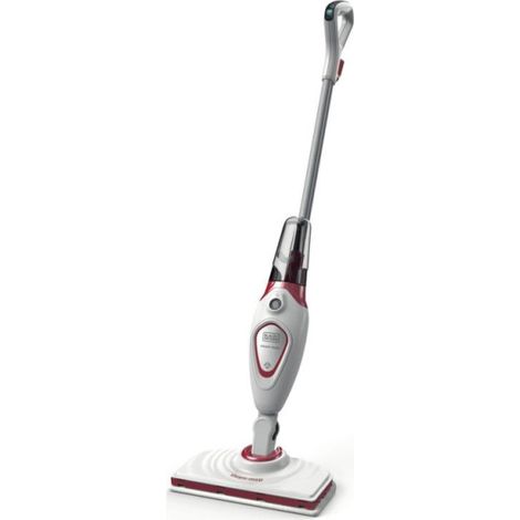 Black & Decker steam-mop BDS1616R - Nettoyeur à vapeur - balai - sans sac - blanc