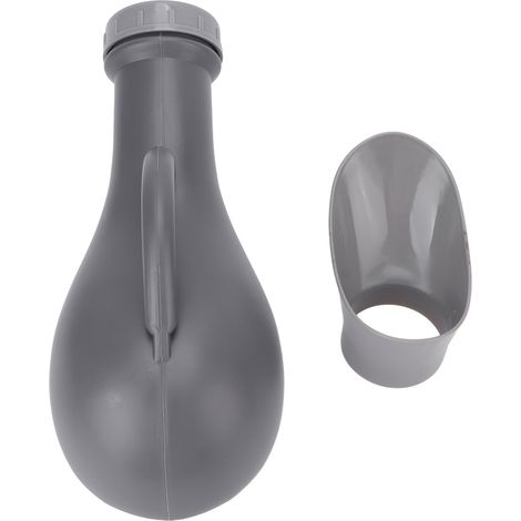 Urinoir homme large ouverture anti-éclaboussure avec poignée, bouteille urinoir pour patient alité âgé (1/5)