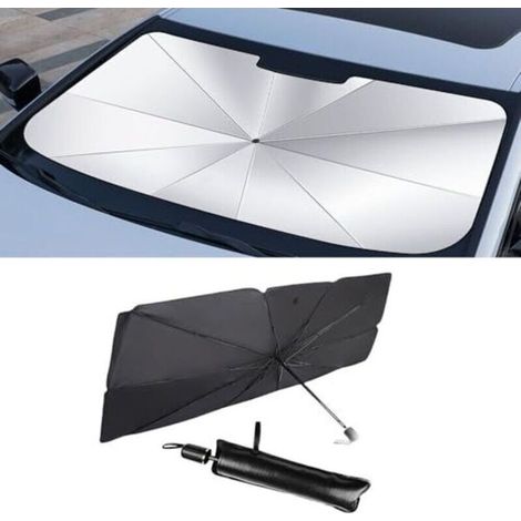 BFJXZA Auto-Windschutzscheiben-Sonnenschutz, für Citroen C1 C2 C3 C4 C5 C5X C6 C8 DS3 DS4 DS5, faltbar, UV-Isolierung, Front-Windschutzscheibe, Innenraum, Sonnenschutz, Auto-Styling (1/4)