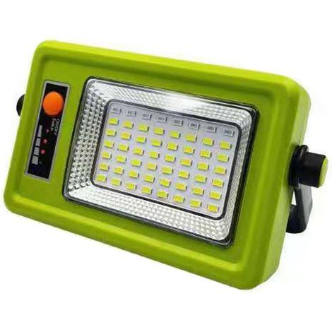 Lampe solaire portable à batterie lithium, multifonction pour camping extérieur, lumière d'urgence verte (1/5)