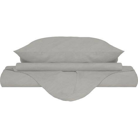 Copripiumino Matrimoniale con Sacco e Federe Linea Water Washed Sabbia