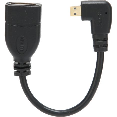 Câble Adaptateur HDMI Femelle vers Mâle à Angle Droit 90 Degrés (1/5)