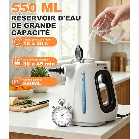 Hand Steam Cleaner 1350W, Heating 15S, 550ML (1/3)