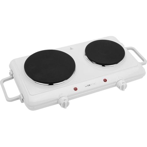 Clatronic Doppelkochplatte DKP 3583 weiß 2500 Watt Kochplatten