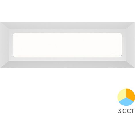 Applique LED murale Vekta-B Braytron 3W 180lm 3en1 Blanc IP65 (1/5)