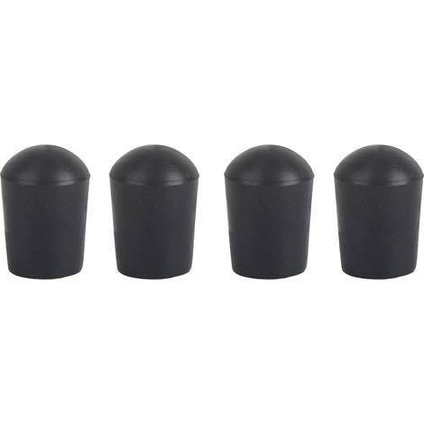 4Pcs Embouts Caoutchouc Noir pour Pique Violoncelle, Capuchon Antidérapant Protection Instrument (1/5)