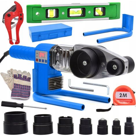 Geko Zgrzewarka LCD herramienta de soldadura PVC 16-63 mm 1500W
