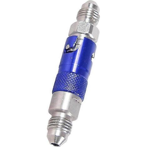 Adaptateur de raccord rapide pour liquide de frein An3, adaptateur de tuyau de frein, accessoire moto en aluminium E8bc--Bleu-A (1/5)