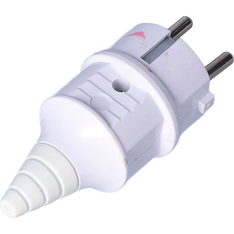 5x adaptateur prise Europe ABS blanc 16A pour groupe électrogène essence 188F accessoire voyage compact (1/5)