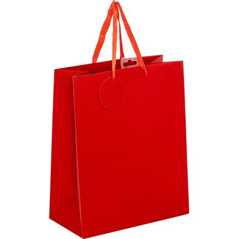 Sacchetto regalo medio glitterato rosso - Atmosphera créateur d'intérieur