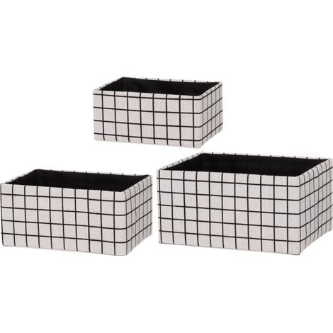 4living Karomuster Organizer aus langlebigem Stoff (1/5)