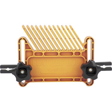 Défonceuse accessoire planche à plumes inversée carrée jaune, rainurage chanfrein unique, outil électrique pour travail du bois, style B, guide de sécurité (1/3)