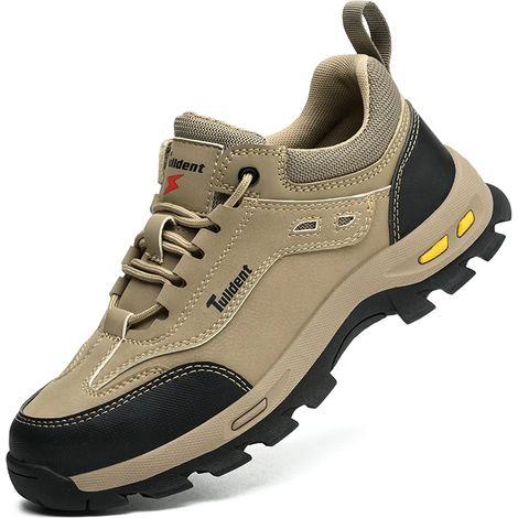 Chaussures de travail anti-crevaison pour hommes, chaussures de protection pour hommes, bottes de travail résistantes à l'usure, bottes tactiques 46 (1/5)