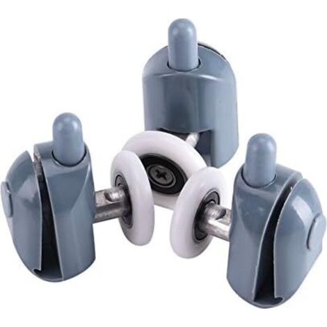 Set of 8 Shower Door Rollers - For Shower Doors - 25 mm - Easy to Install (1/5)