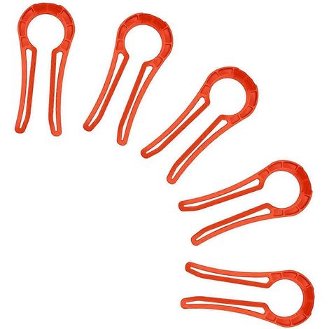 Lot de 5 verrous de sécurité pour boutons de cuisinière à gaz, verrous de sécurité pour boutons de four (1/5)
