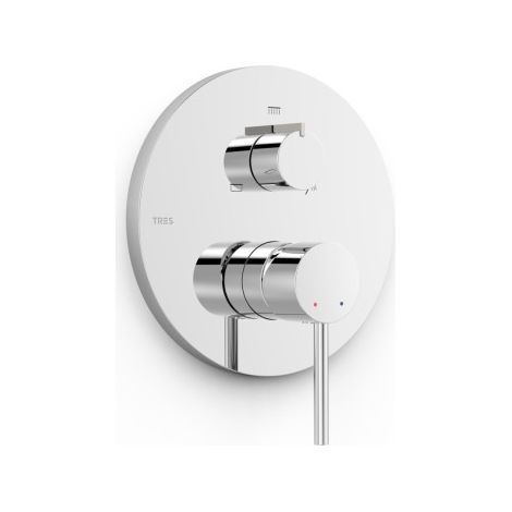 Mitigeur douche pour boîtier encastré Rapid‑box 3 voies Chromé - TRES 26227310