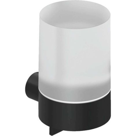 KLUDI-VELA R Dispensador de jabón de cristal - negro mate, 5897639 (1/2)