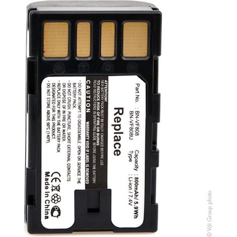 NX - Batterie  photo - caméra 7.2V 800mAh - BN-VF808UDCBN-VF808BNVF808 (1/4)