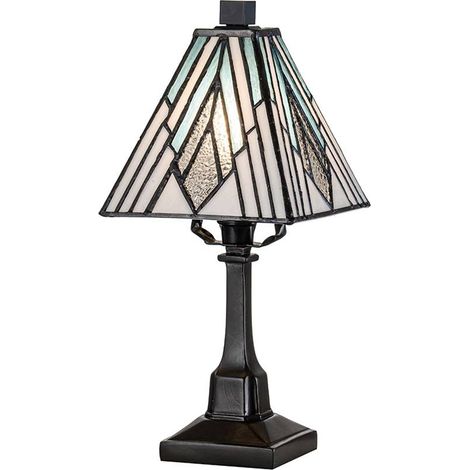 Lampada da tavolo Tiffany Alderley bronzo E14 40W Elstead (1/5)