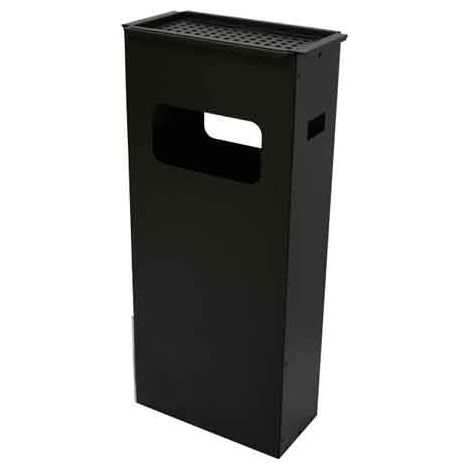 Cestino Gettacarte con Posacenere Cm 33 x 18 x 70H (1/2)