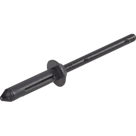 PB Fastener 301-9117-1010 301-9117-1010 Spreizniete Loch-Ø 4 mm Schwarz 1 St. (1/3)