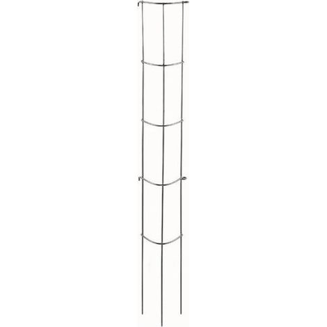 Gemüse-Rankturm silber pulverbeschichtet 110 cm