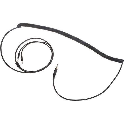 Câble d'écouteurs tressé noir longue durée pour casque Republic Tracks (1/5)